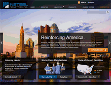 Tablet Screenshot of insteel.com